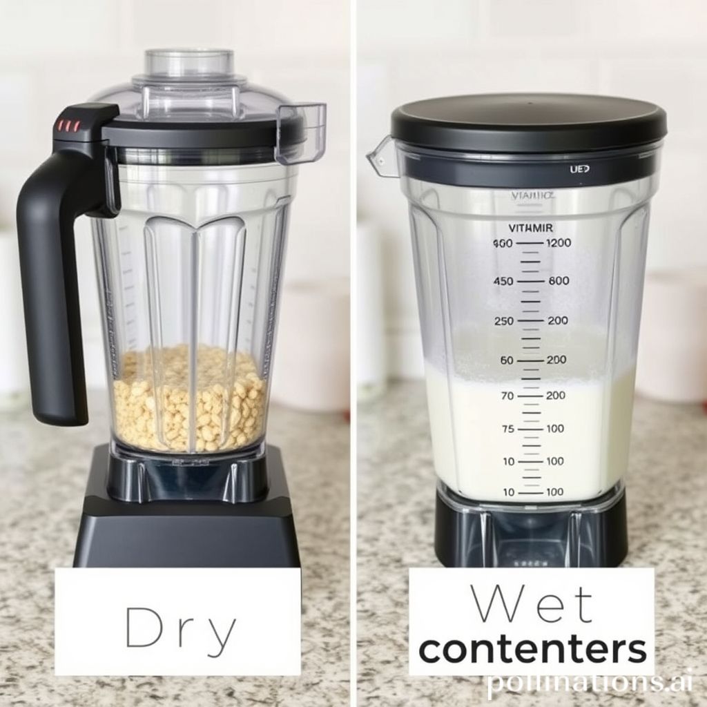 Choosing the Best Vitamix Container Dry vs Wet Find the Perfect